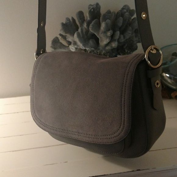 NWT Kate Spade Chantalle Grey Crossbody Bag - Picture 2 of 7